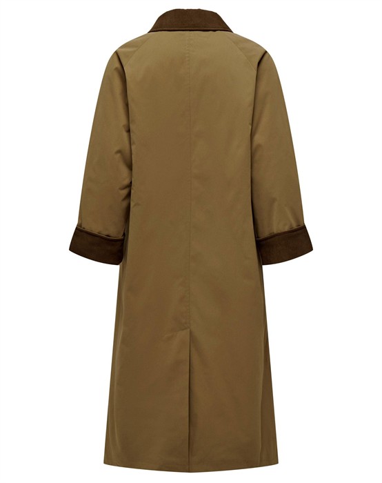 Orchid Corduroy Mix Trenchcoat